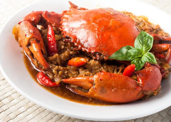 Red House Seafood Restaurant phục vụ món cua sốt ớt giá 40 đô la Sing. Ảnh: amthucthegioi